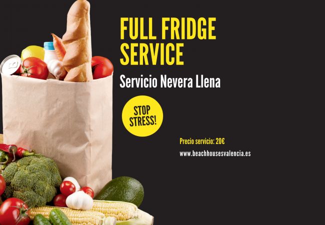  full fridge service in cullera, javea, denia, moraira - beach houses valencia